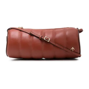 Manu Atelier Calfskin Handbag, Shoulder Bag Women's Red