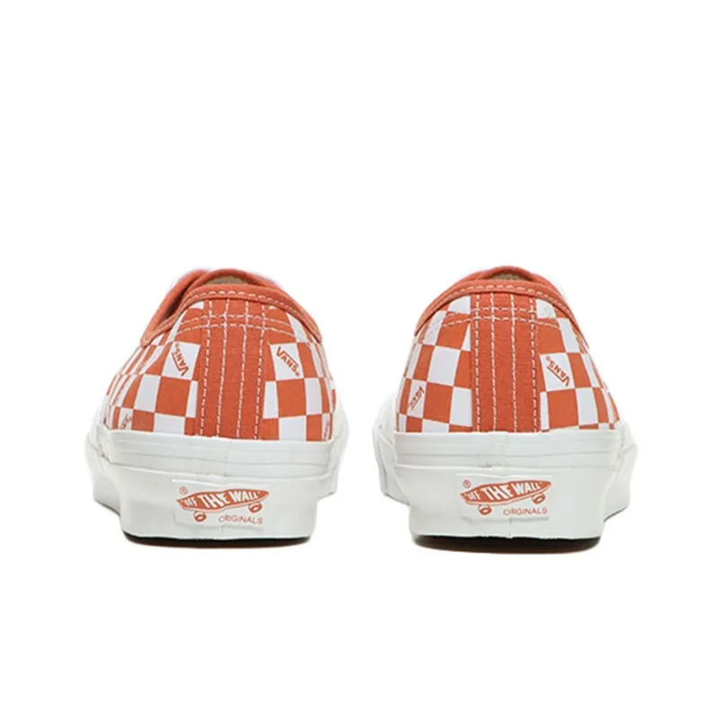 Vans Vault Og Authentic Lx Checkerboard Mecca Orange-3