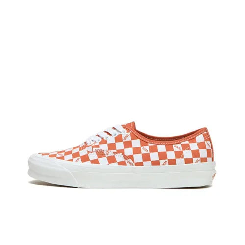 Vans Vault OG Authentic LX Checkerboard Mecca Orange