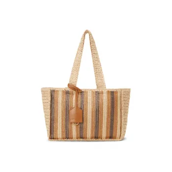 CHARLES&KEITH PU Tote Bag, Shopping Bag, Beach Bag, Shoulder Bag Regular Women's Multicolor