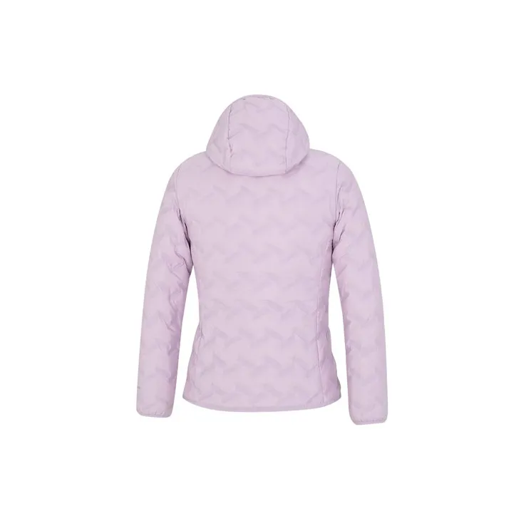 Columbia Solid Color Hooded Thin Down Jacket Women's Purple-1