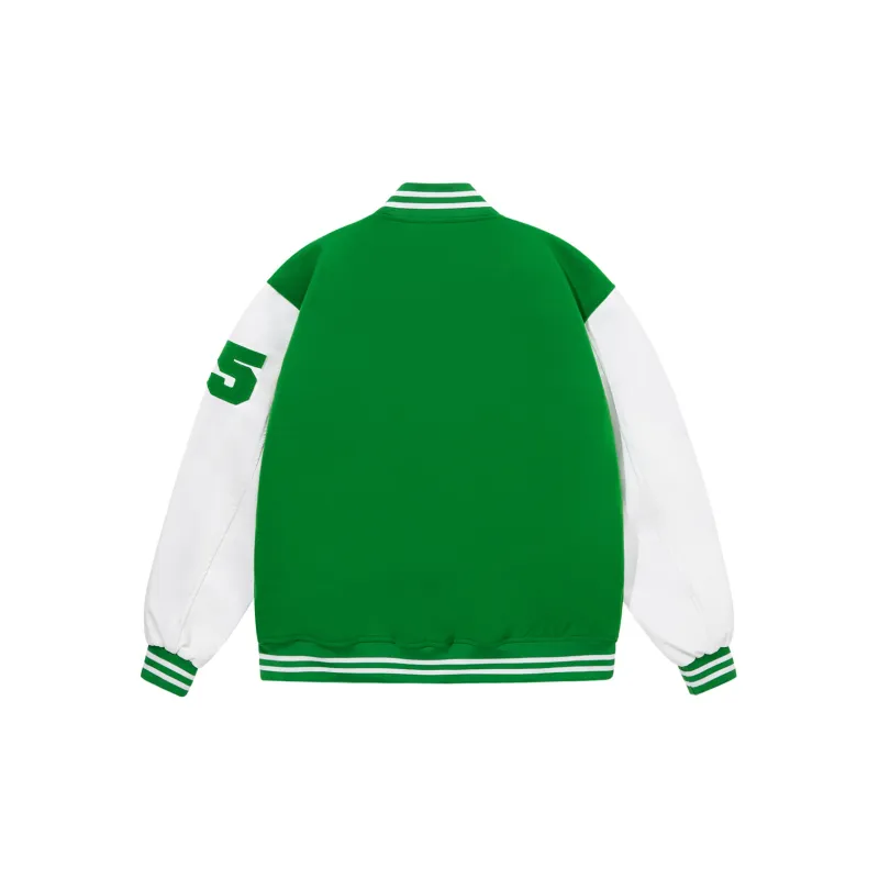 GUKUUL Baseball Jacket Winter Unisex Green-1
