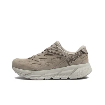 HOKA ONE ONE Clifton L Suede Simply Taupe Pumice Stone All Gender