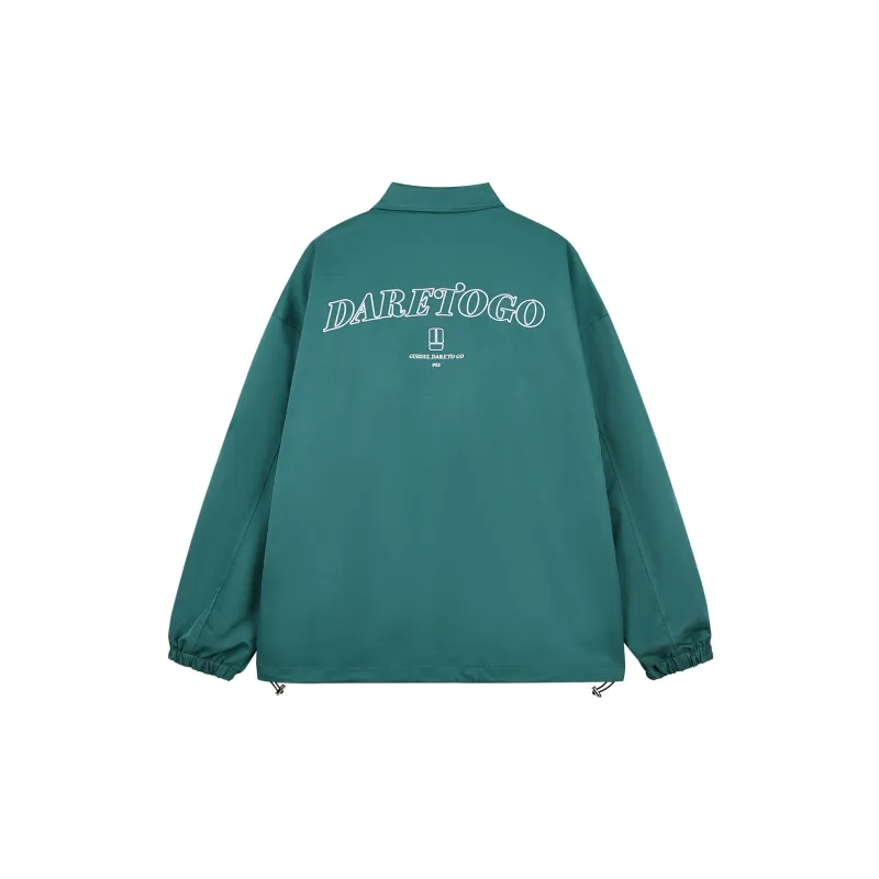 GUKUUL Loose Fit Jacket Fall Unisex Gray Green-1