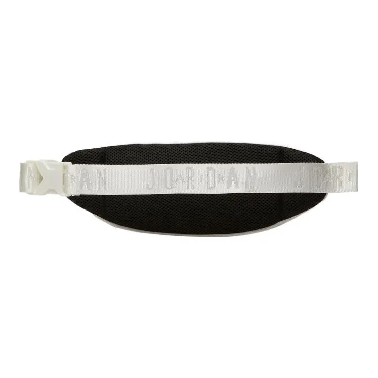 Jordan Polyurethane One Shoulder Crossbody Fanny Pack Regular Unisex White-2
