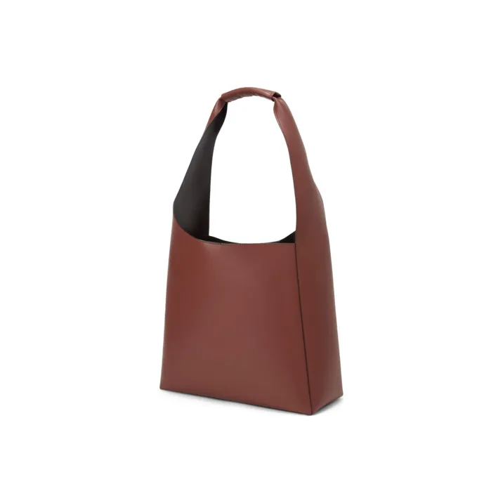 CHARLES&KEITH PU Charles & Keith Bag, Tote Bag, Shopping Bag, Shoulder Bag Women's Black/Chocolate-6