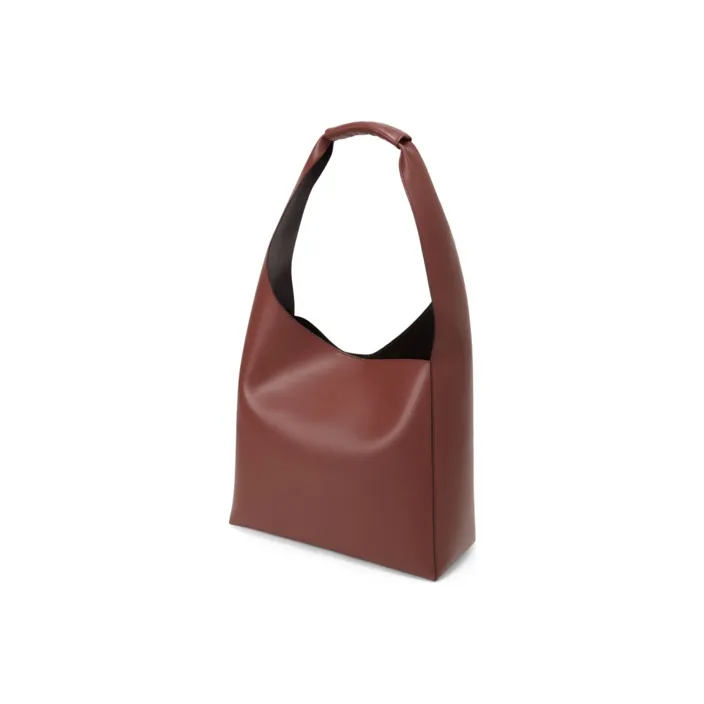 CHARLES&KEITH PU Charles & Keith Bag, Tote Bag, Shopping Bag, Shoulder Bag Women's Black/Chocolate-7