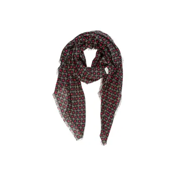 GUCCI Shawls Unisex Black/Red