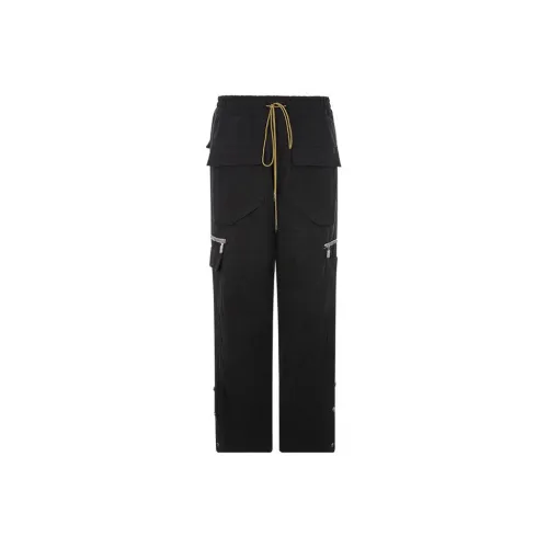 RHUDE Cargo Pants Men Black