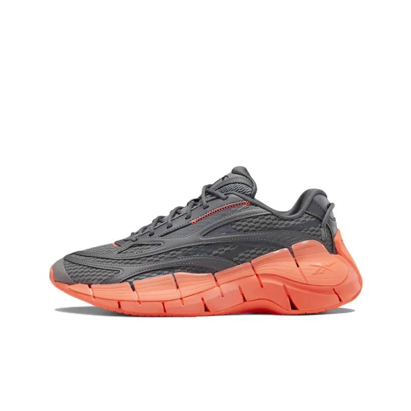 Reebok Zig Kinetica 2.5 Grey Orange Flare-0