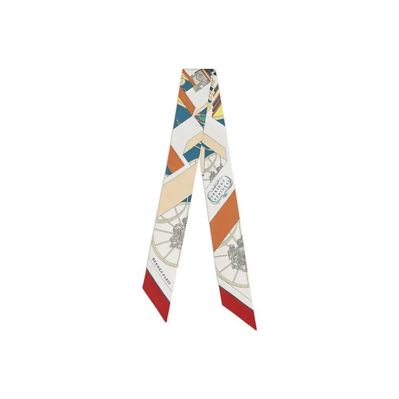 HERMES Twilly Silk Scarves Women's Multicolor-0