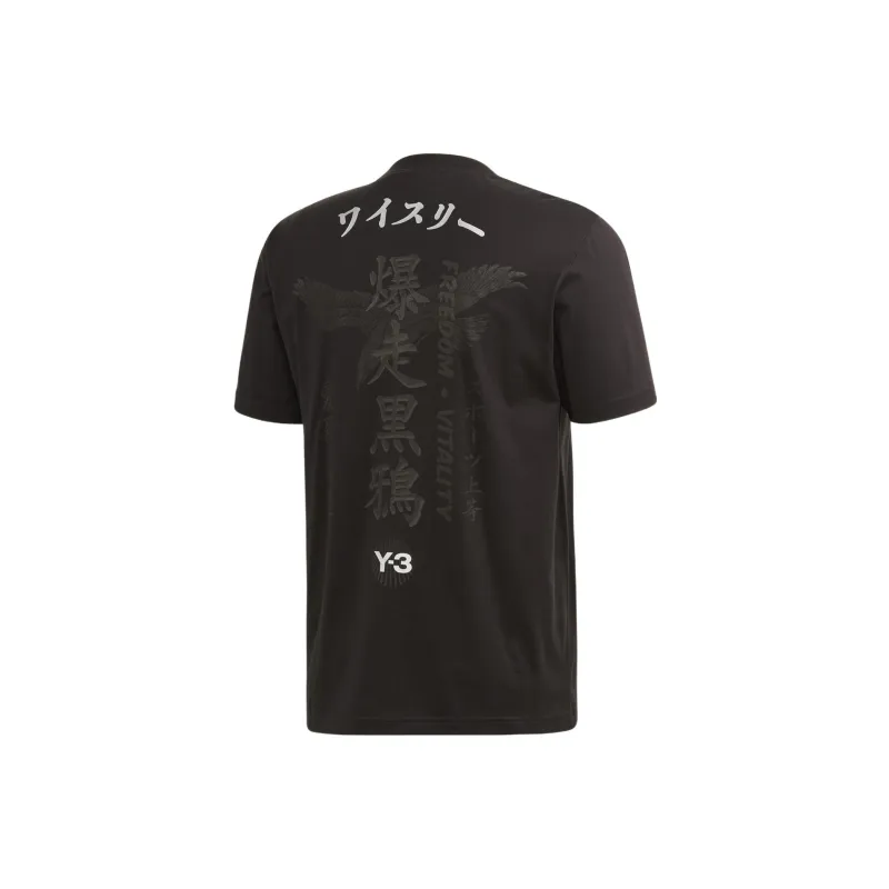 Y 3 T Shirts Men Black-0