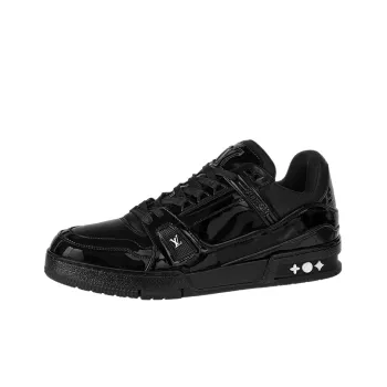 LOUIS VUITTON Lv Trainer Patent Leather 'Triple Black'