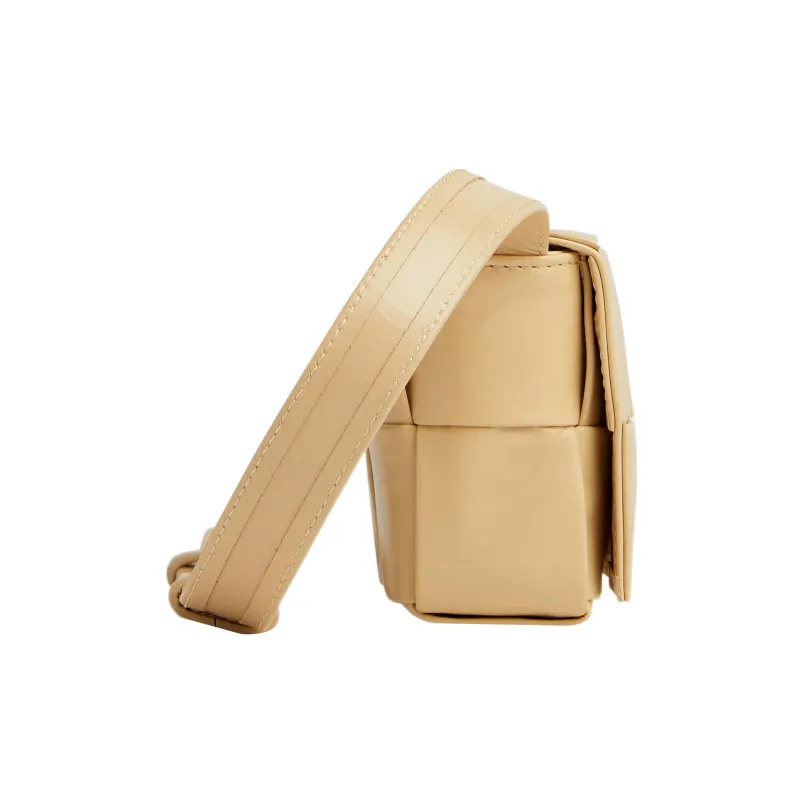 Bottega Veneta Candy Cassette Intreccio Crossbody Bag Mini Porridge-3