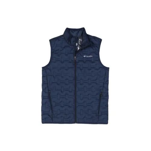 Columbia Vests Men Navy Blue