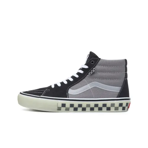 Vans SK8 Skateboard Shoes Unisex High-Top Black/Grey