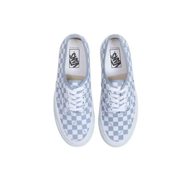 Vans Vault Og Authentic Lx Checkerboard White Sky Blue-2