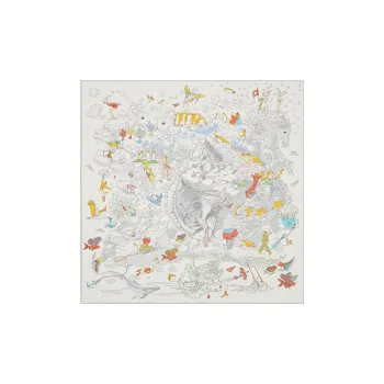 HERMES Silk Silk Scarves Women's