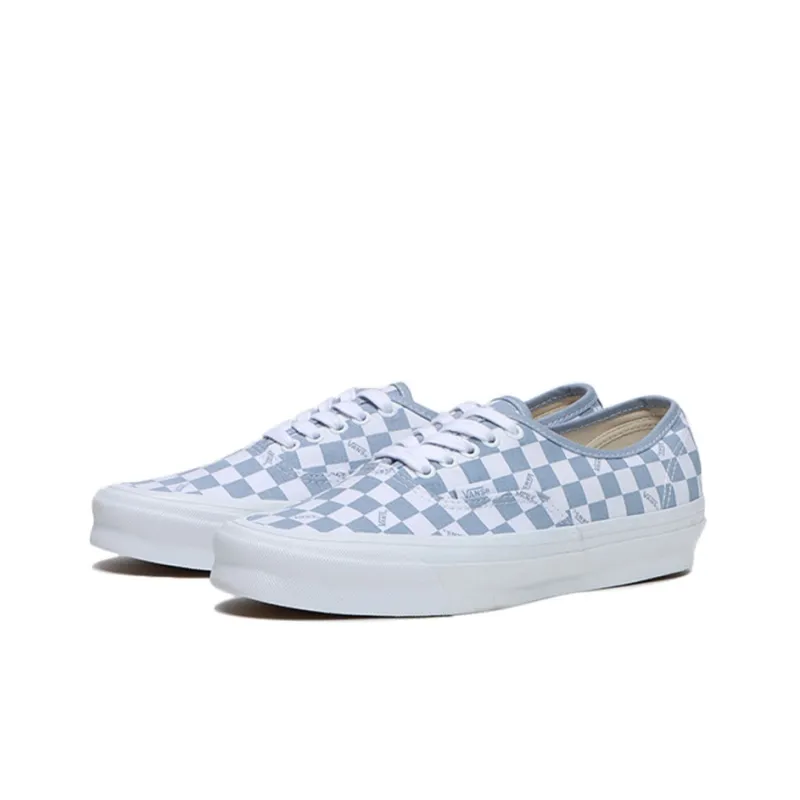 Vans Vault Og Authentic Lx Checkerboard White Sky Blue-1