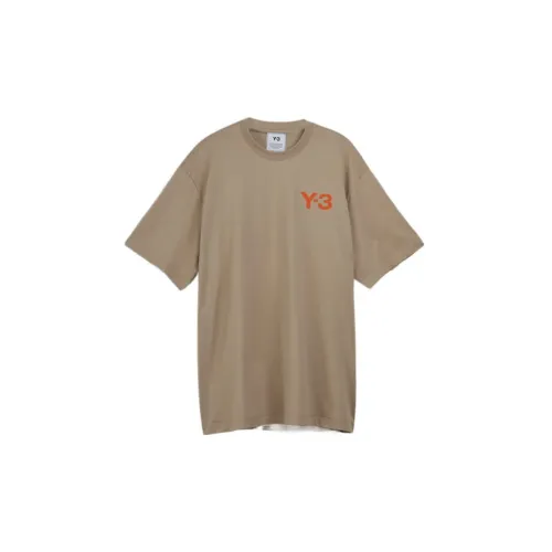 Y-3 T-Shirts Men Light Brown