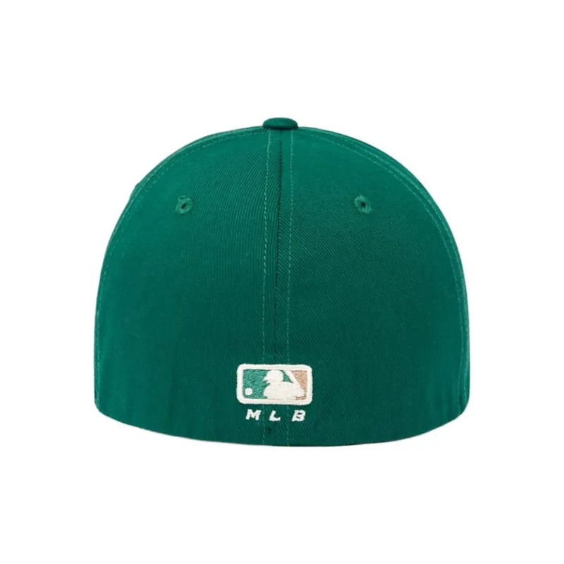 MLB Cotton Baseball Caps Women's Green-3