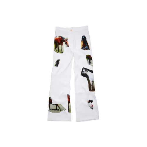 Acne Studios Knitted Sweatpants Women's White