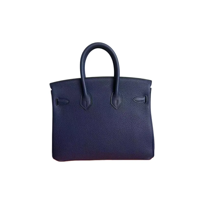 HERMES Birkin Cow Leather Birkin Bag Handbags Regular Women's 73 Bleu Saphir Sapphire Blue-5