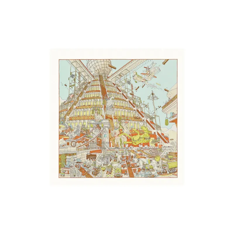 HERMES Silk Scarves Women's Multicolor-0