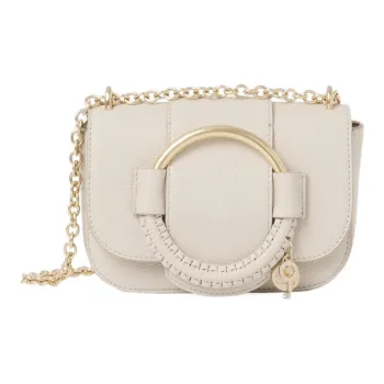 See By Chloe Hana Grain Goatskin Portable Crossbody Bag, Shoulder Bag Regular Women's Cement Beige