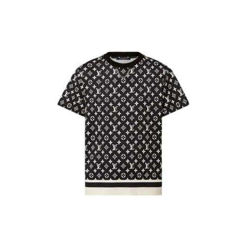 LOUIS VUITTON New Quarterly Products Of LV T-Shirts Women's Black