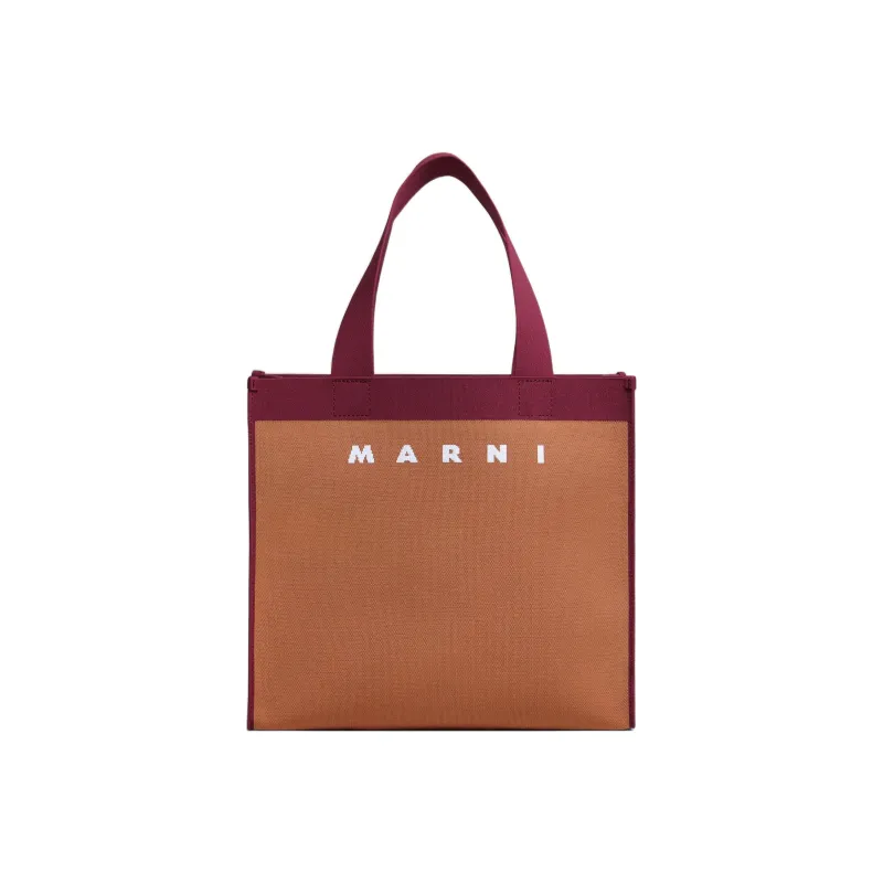 MARNI Logo Detailed Two Toned Tote Bag-0