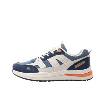 Warrior Wear resistant And Lightweight Low Top Casual Shoes Men's Beige Blue Orange