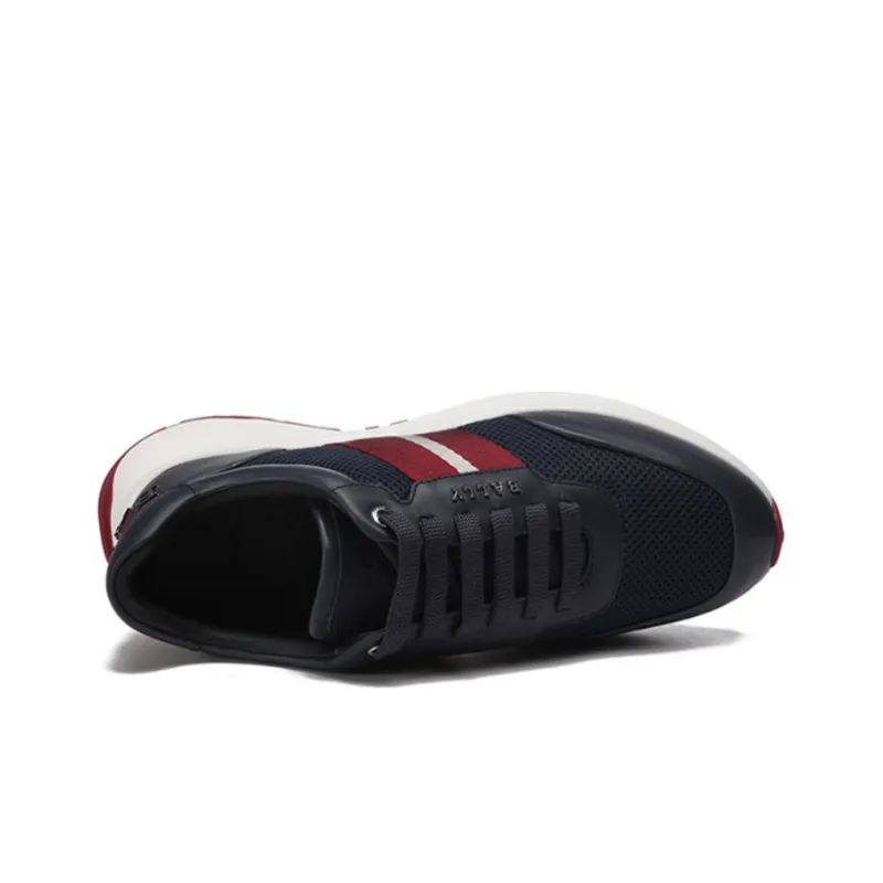 BALLY Low Top Sports Casual Shoes Men's Blue-4