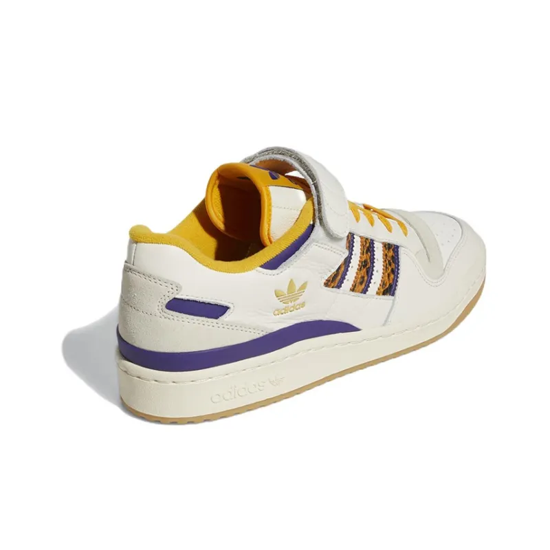 Adidas Forum 84 Low Off White Collegiate Gold Cream White-3