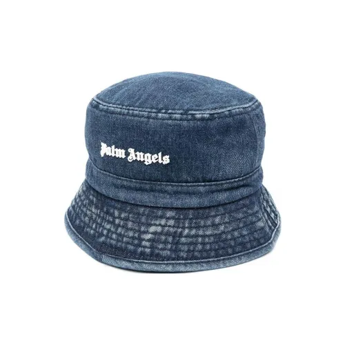 PALM ANGELS Bucket Hats Men Blue