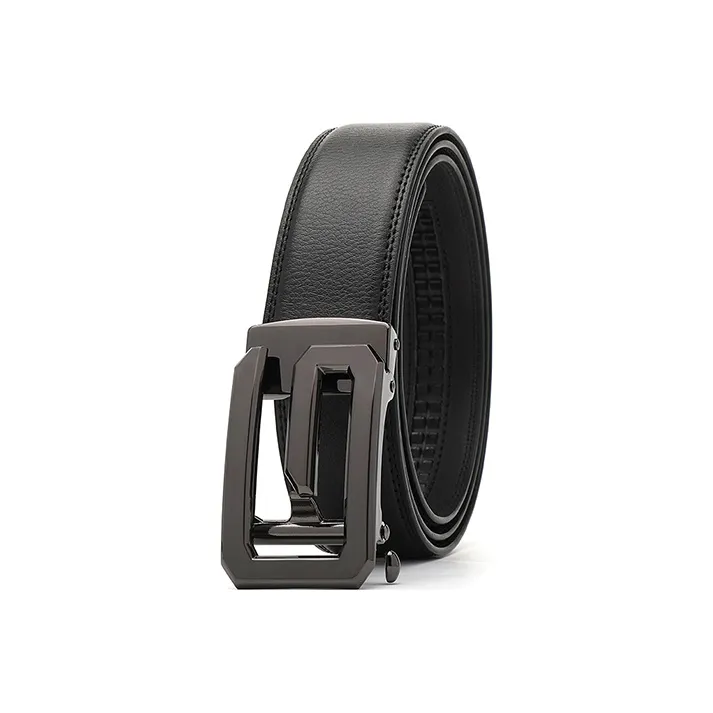 FREE RABBITⅡ Men's G Letter Automatic Buckle Cow Leather Belt Men's Width 3.5CM-8