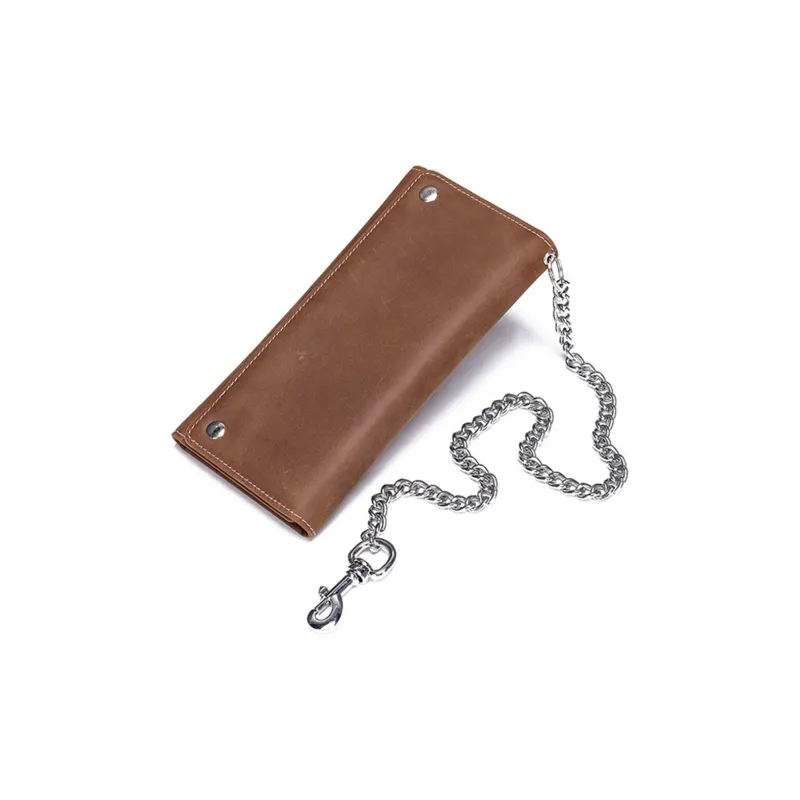NOMK Top Grain Cow Leather Wallets Card Holders Regular Men's Black-9