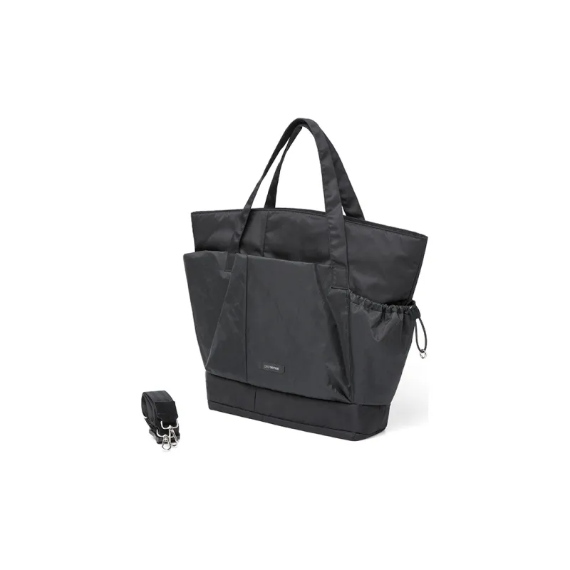 COMBACK Canvas Bag, Handbag Tubas Unisex Black-1