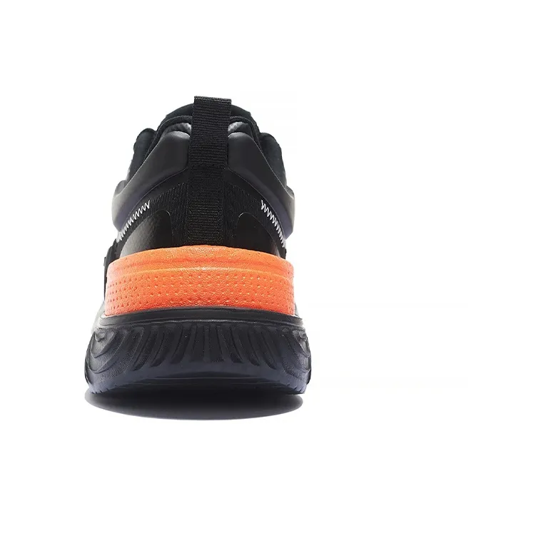LiNing Cushioning Anti Slip Wear Resistant Breathability Low Top Casual Shoes Men's Black-5