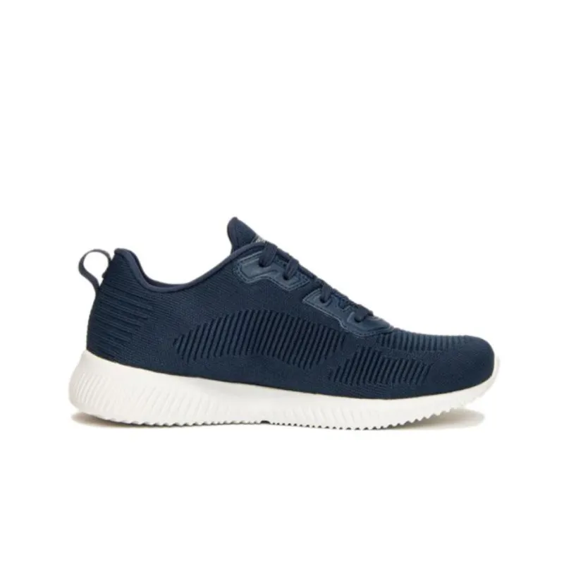 Skechers BOBS SQUAD Cushioned Anti Slip Wear Resistant Breathable Lightweight Low Top Casual Shoes Women's Navy-1
