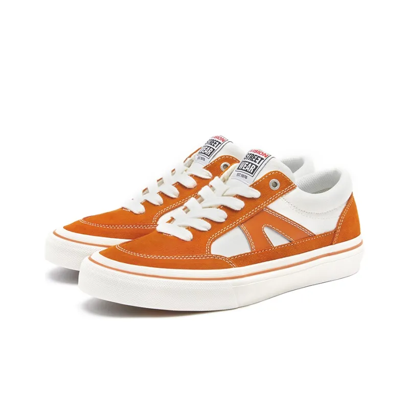 Vision Street Wear Stick Low Top Skateboard Shoes Unisex Mandarin Orange-2
