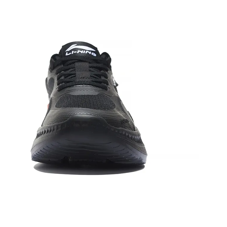 LiNing Cushioning Anti Slip Wear Resistant Breathability Low Top Casual Shoes Men's Black-4