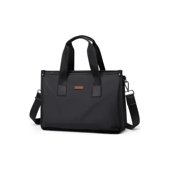 GOLF Fabric Laptop Bag Commute Handbag Shoulder Bag Briefcase Large Size Men's Black/Gray