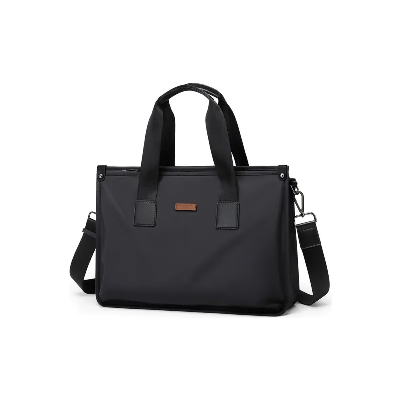 GOLF Fabric Laptop Bag Commute Handbag Shoulder Bag Briefcase Large Size Men's Black/Gray-0