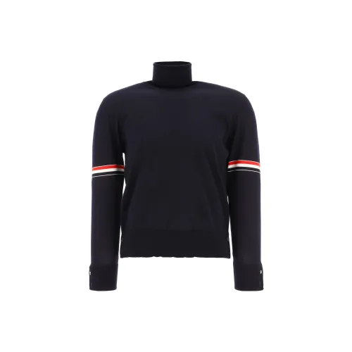 THOM BROWNE Sweaters Men Navy Blue