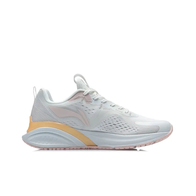LiNing Low Top Running Shoes Women's Mist White-1