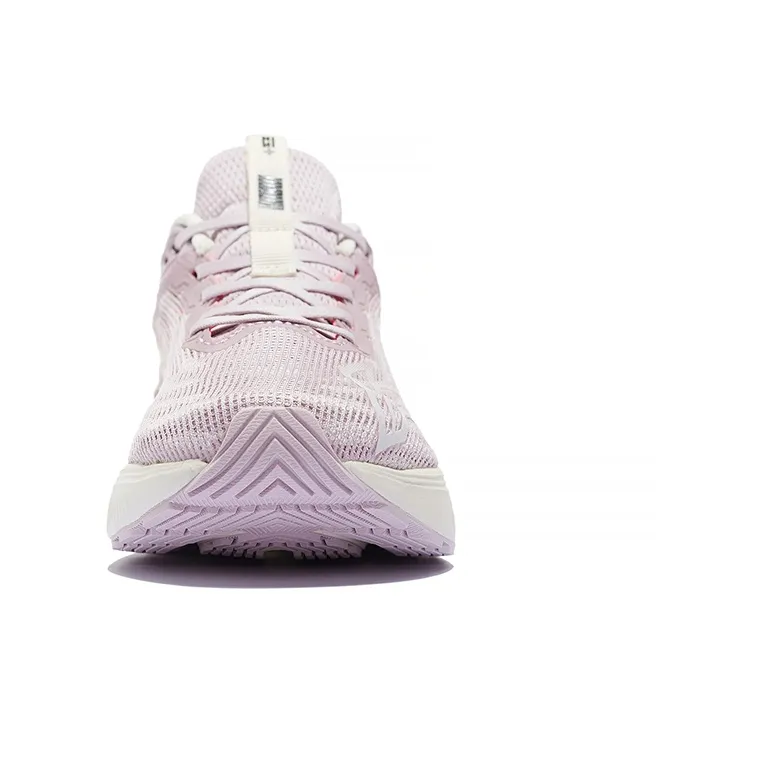 LiNing Light And Shadow Element Cushioning Reflective Rebound Low-Top Running Shoes Women's Pink-4