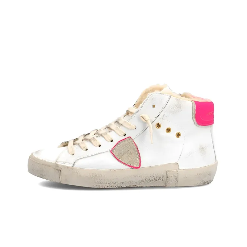 PHILIPPE MODEL Paris Logo-patch High-top Sneakers-0