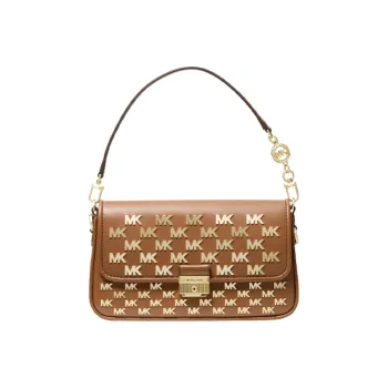 MICHAEL KORS Bradshaw Artificial Leather Handbag Crossbody Bag Women's Leather Brown