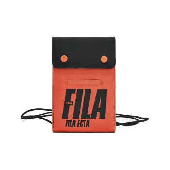 FILA Fabric Cell Phone Pouch Shoulder Bag Crossbody Bag Extra Small Unisex Cinnabar Red